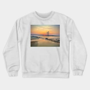 High Tide Sunset at the Indian River Inlet Crewneck Sweatshirt